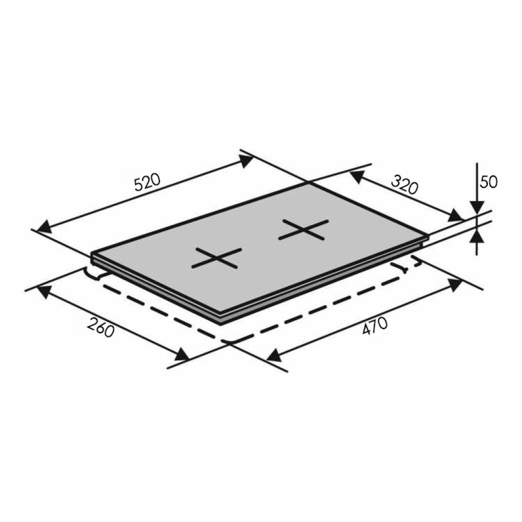 Варочна поверхня Ventolux HG 320 RCEST (BK) 7 - зображення 7