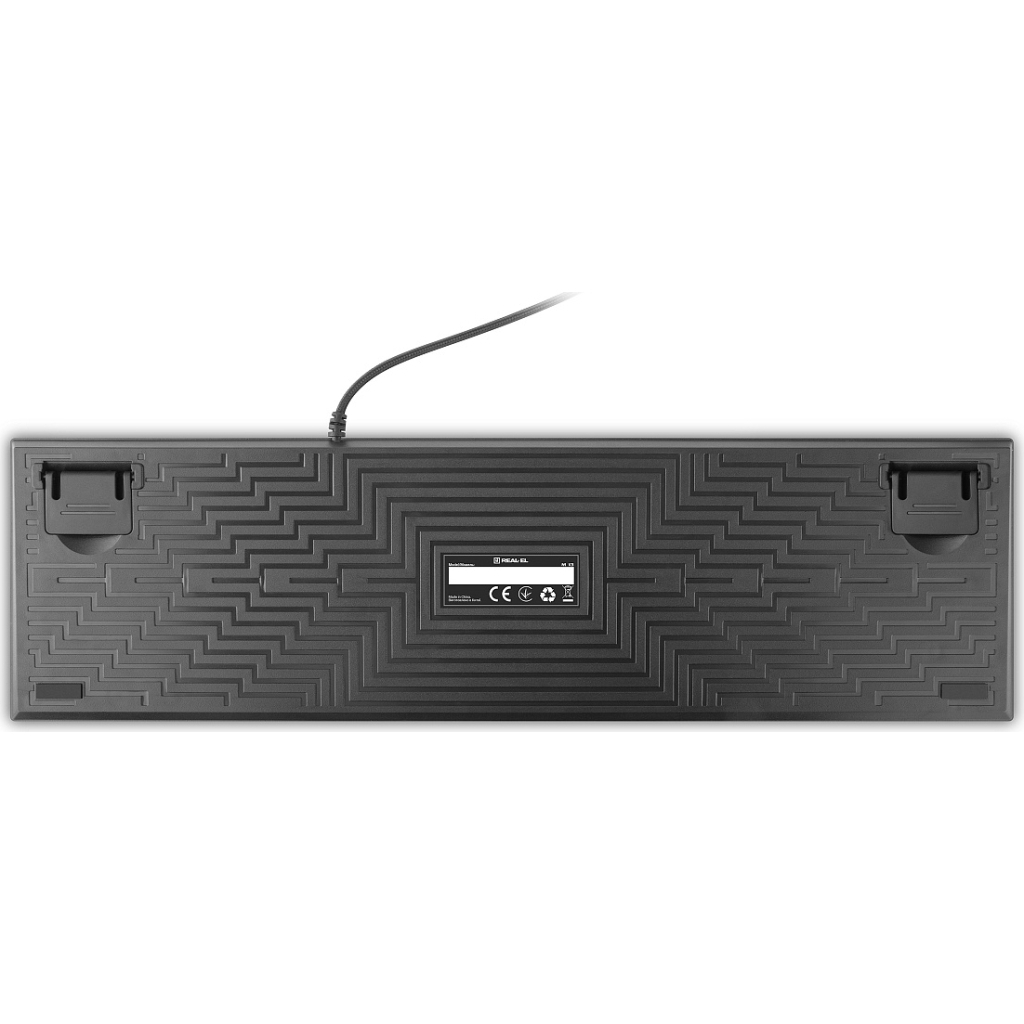 Клавіатура REAL-EL M 13 Grey - зображення 8