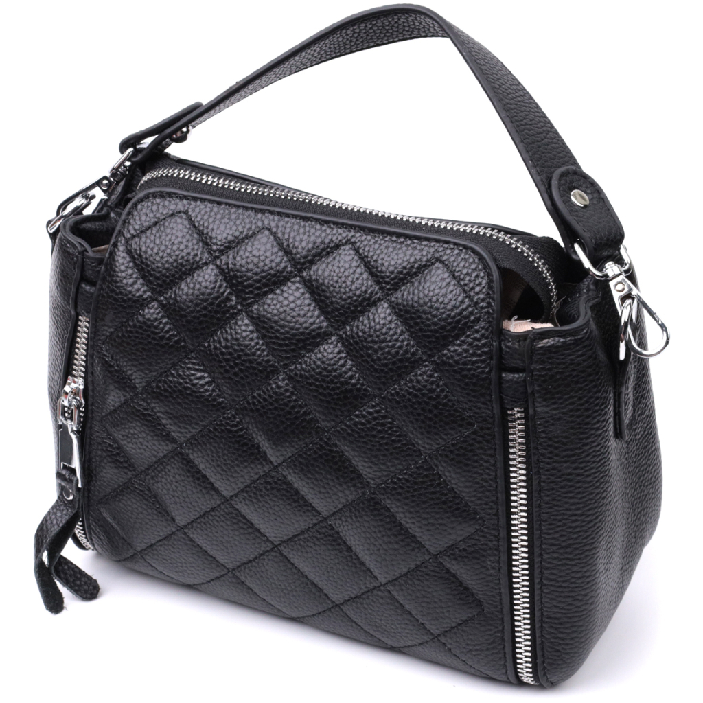 Сумка Vintage З натуральної шкіри Чорна (22667) - зображення 1