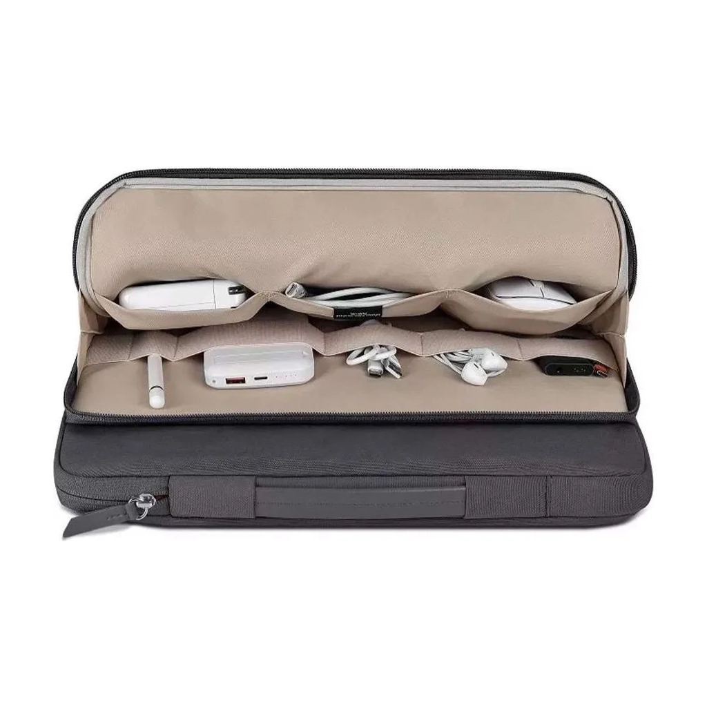 Сумка для ноутбука WIWU 14 Ora Laptop Sleeve; black (47409) - зображення 4