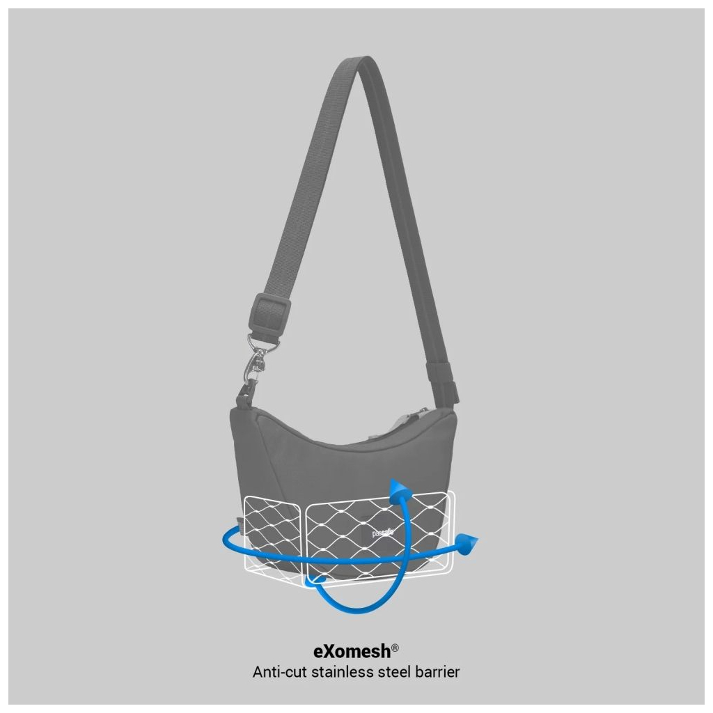 Сумка Pacsafe GO Lunar Crossbody Чорна (35135130) - зображення 8