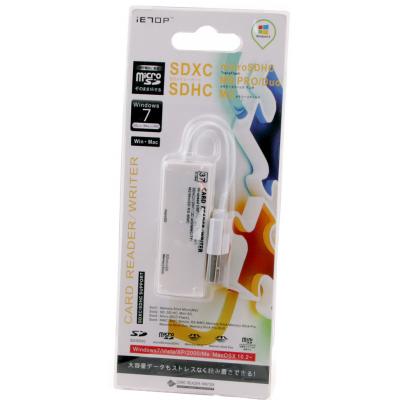 Зчитувач флеш-карт Atcom TD2047 (10716 white) - зображення 1