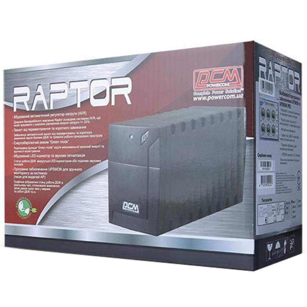 Пристрій безперебійного живлення Powercom RPT-1000AP IEC - зображення 6