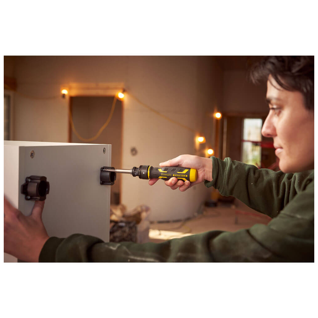 Викрутка Stanley FATMAX "Speed Drive" з храповим механізмом, з трьома вставками. (FMHT62692-0) - зображення 4