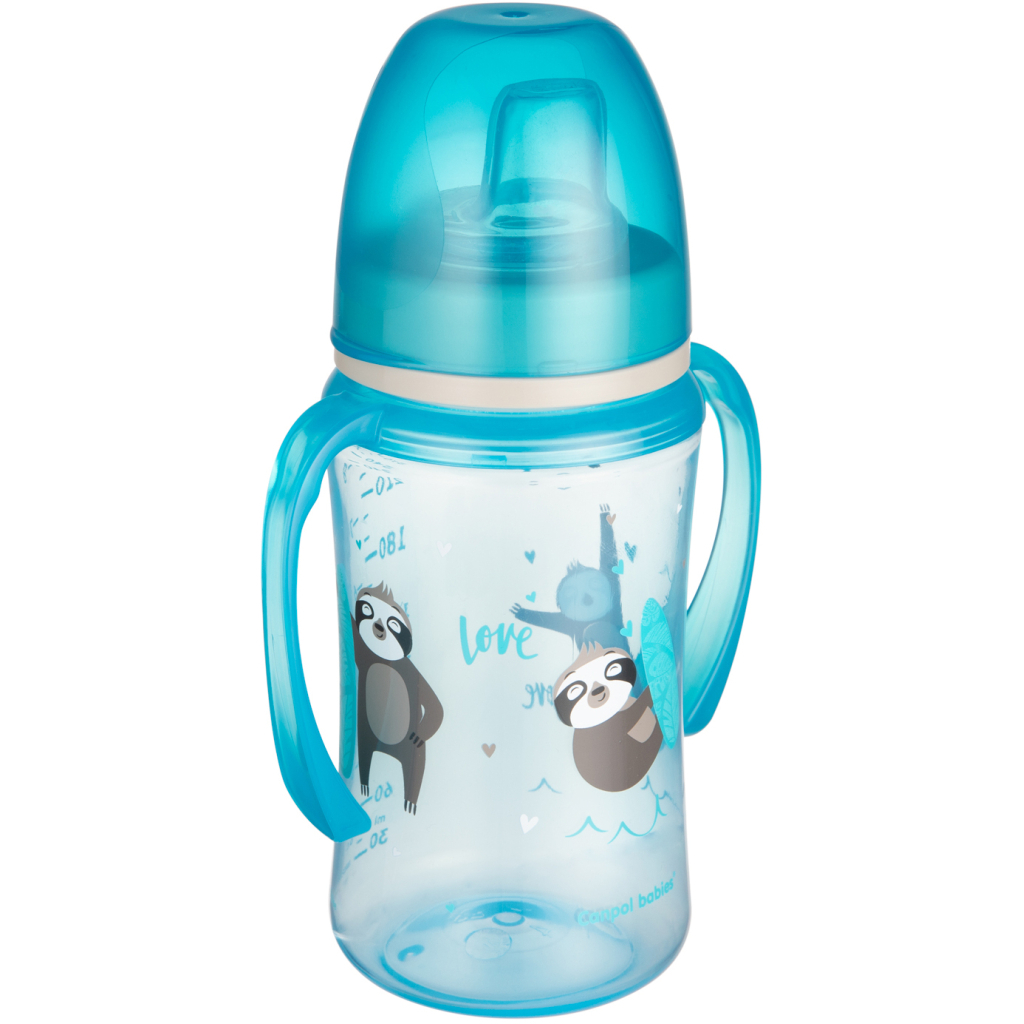 Поїльник-непроливайка Canpol babies EasyStart 240 мл -Sweet fun синя (35/208_blu) - зображення 2