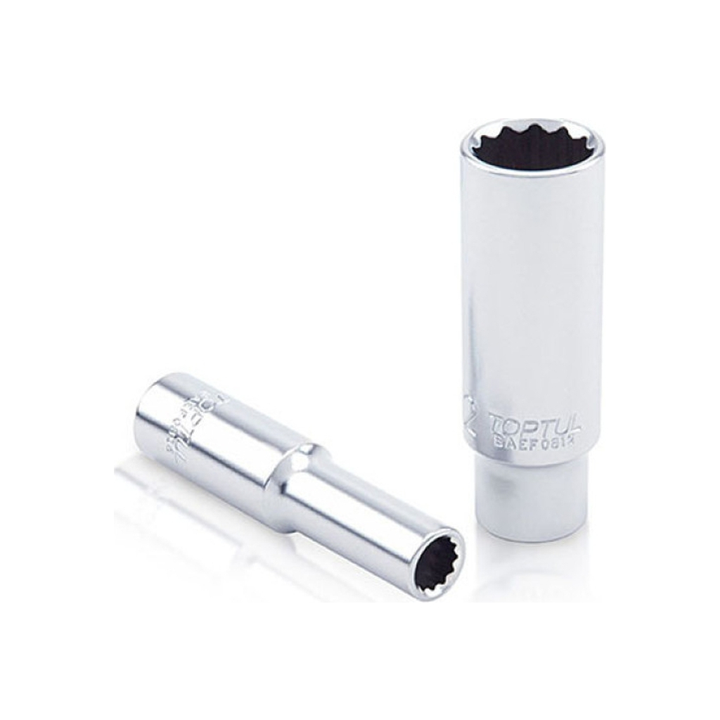 Торцева головка Toptul 1/4" 12-гранна довга 7мм (BAEF0807) - зображення 1