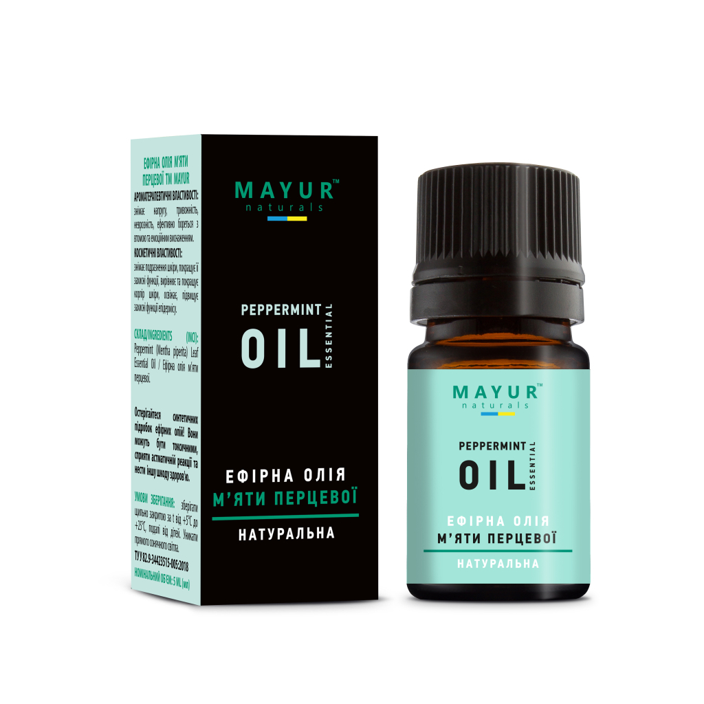 Ефірна олія Mayur М'яти перцевої 5 мл (4820189561538) - изображение 1