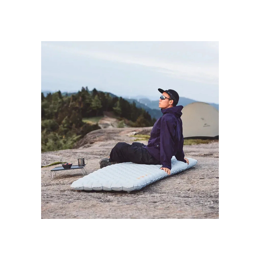 Матрац надувний Naturehike CNK2450WS012, 196х64, сірий (6976507663199) - picture 6