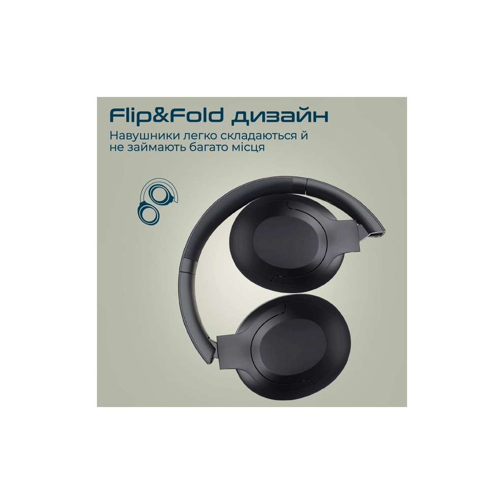 Навушники Promate Concord ANC Black (concord.black) - зображення 5