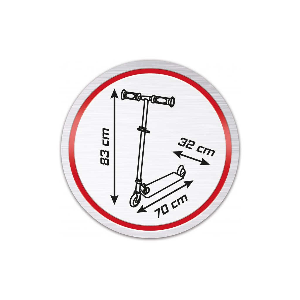 Самокат Smoby Toys Тачки розкладний з металевою рамою Двоколісний (750337) - зображення 4