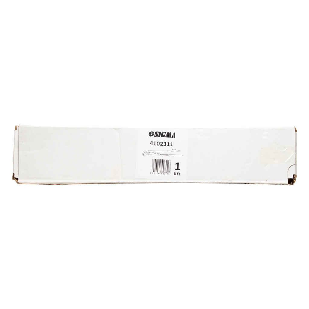 Ключ Sigma трубний 45° 1" CrV (4102311) - зображення 6