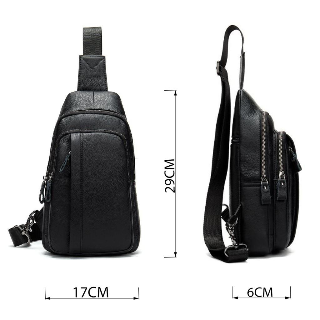 Сумка Vintage Зі шкіри через плече Чорна (14784) - зображення 3