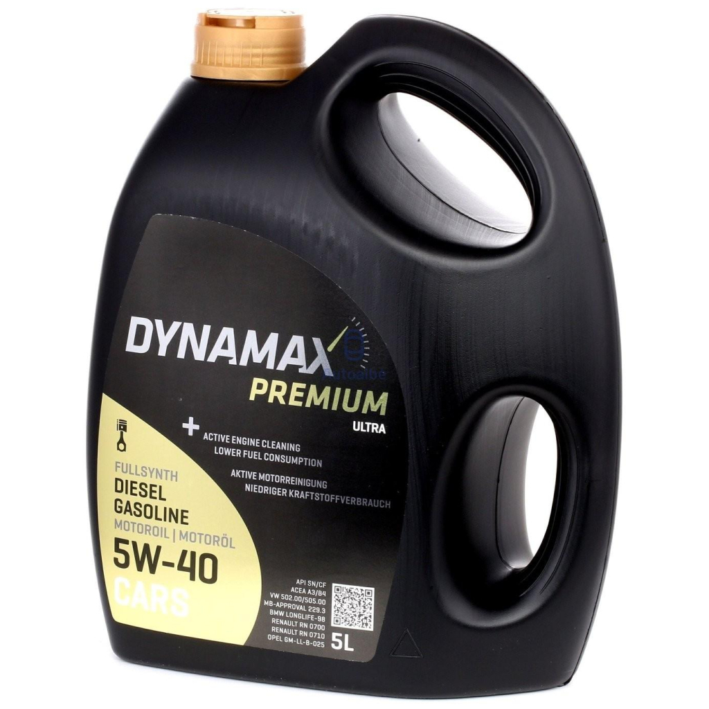 Моторна олива DYNAMAX ULTRA 5W40 5л (501961) - зображення 1
