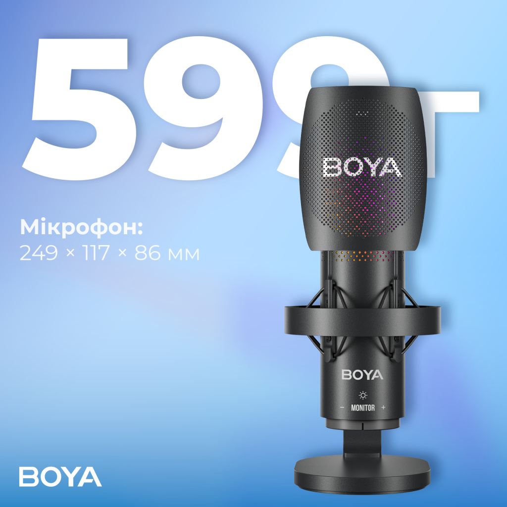 Мікрофон Boya K9 RGBType-C/3,5 мм Black (BOYA K9) - изображение 14