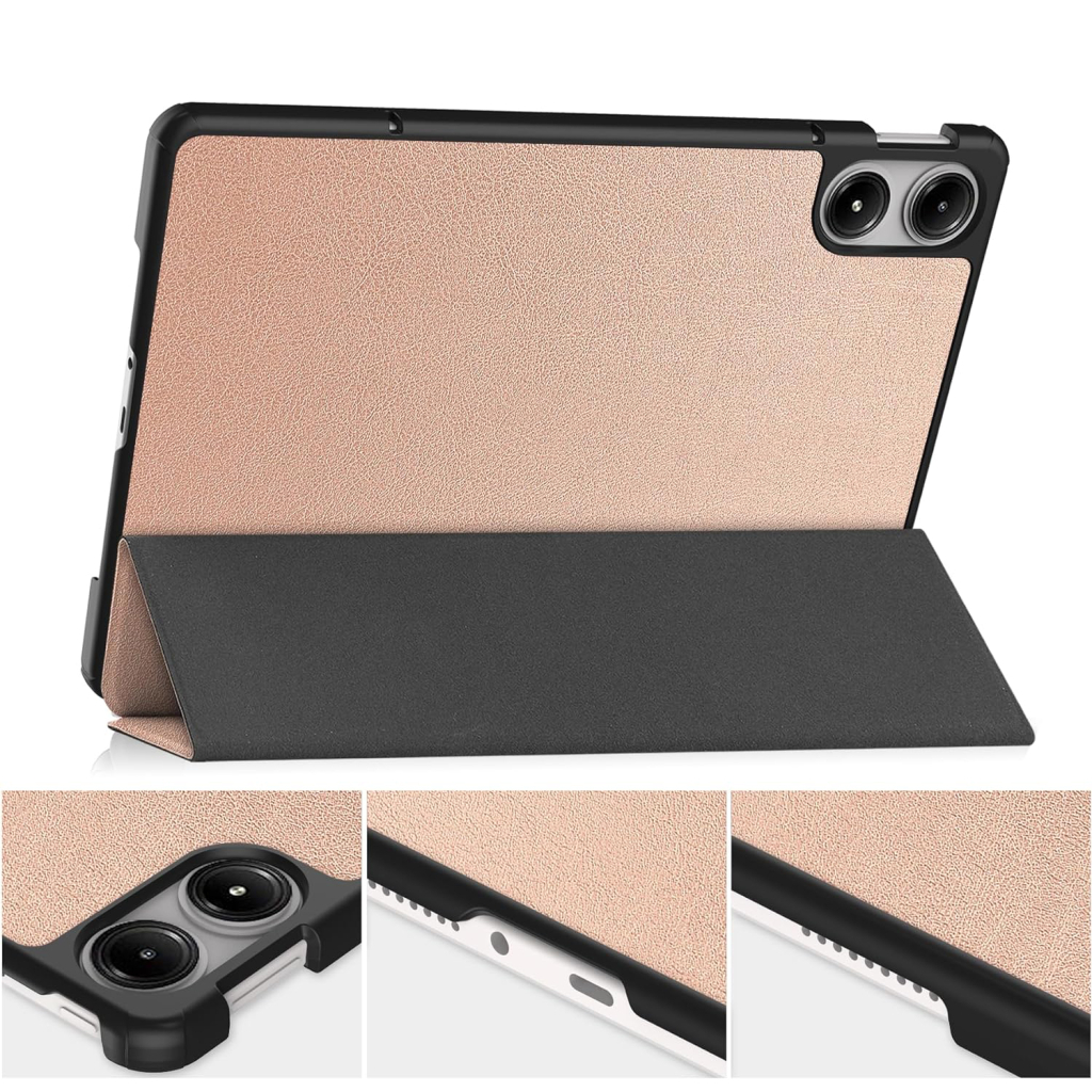 Чохол до планшета BeCover Smart Case Xiaomi Poco Pad 12.1" Rose Gold (711566) - зображення 5