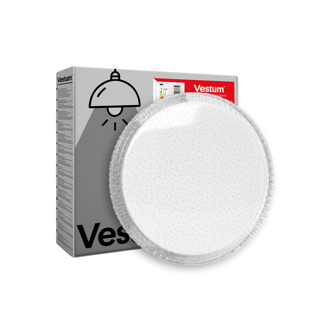 Світильник Vestum CRYSTAL зоряне небо 40W 490*65мм 4000К (VS-90047) - зображення 1