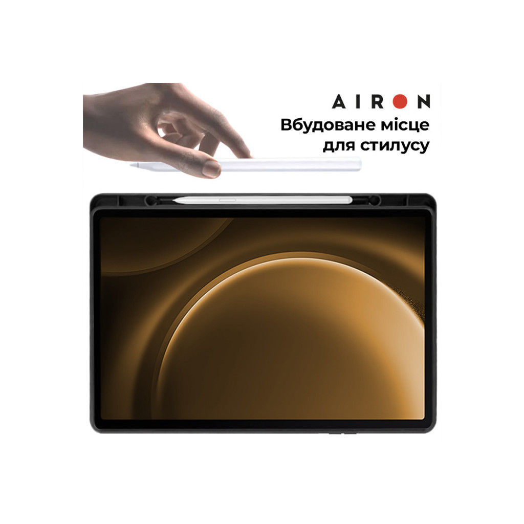 Чохол до планшета AirOn Premium Samsung Galaxy Tab S9 FE 10.9'' 2023 + Keyboard (4822352781114) - зображення 5