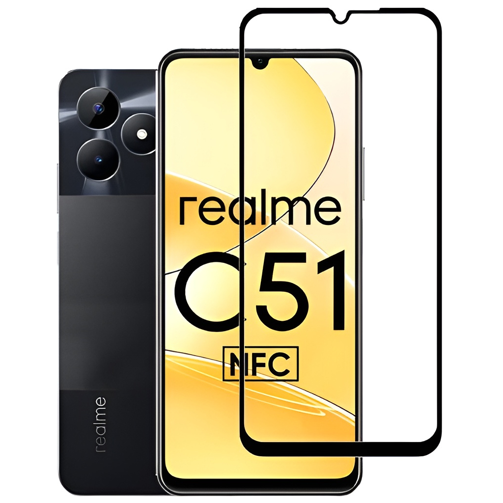 Скло захисне BeCover Realme C51 Black (710301) - зображення 2