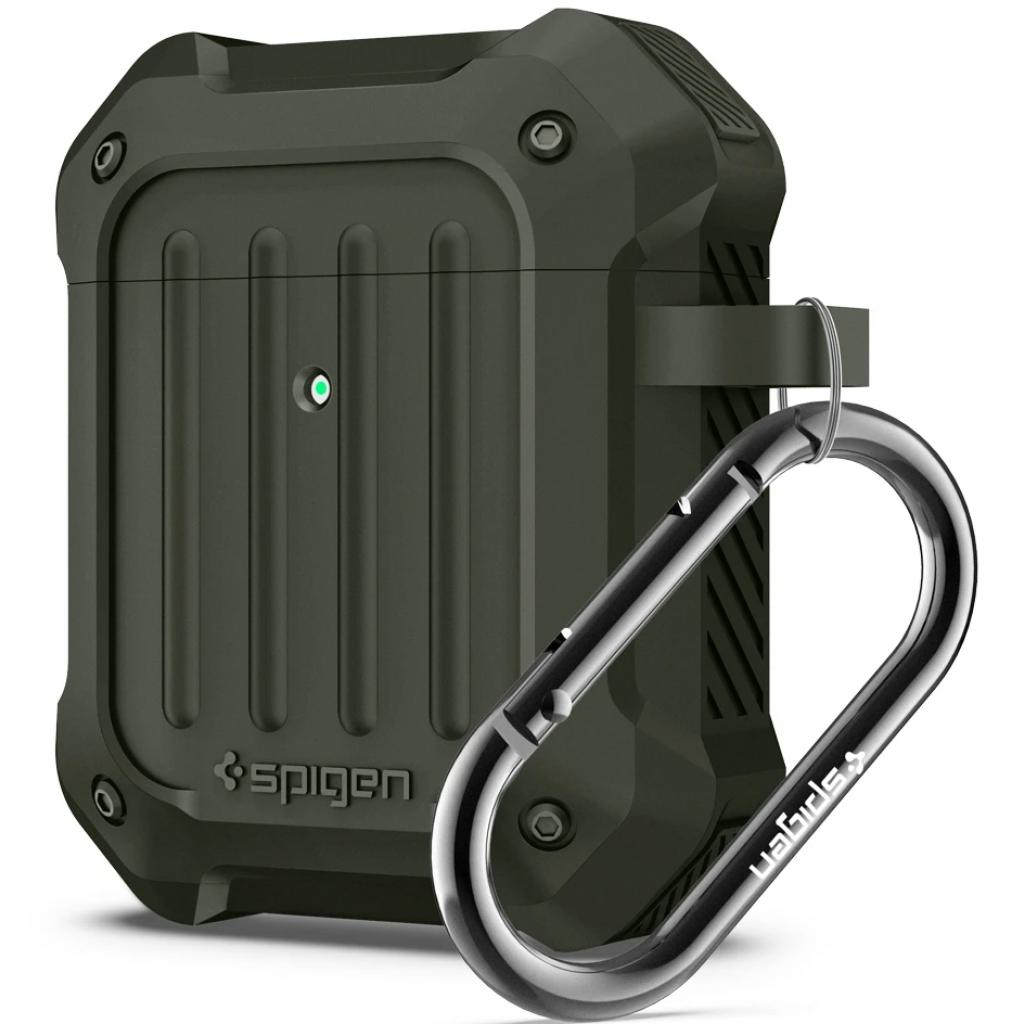 Чохол для навушників Spigen для Airpods Tough Armor Military Green (074CS26499) - зображення 1
