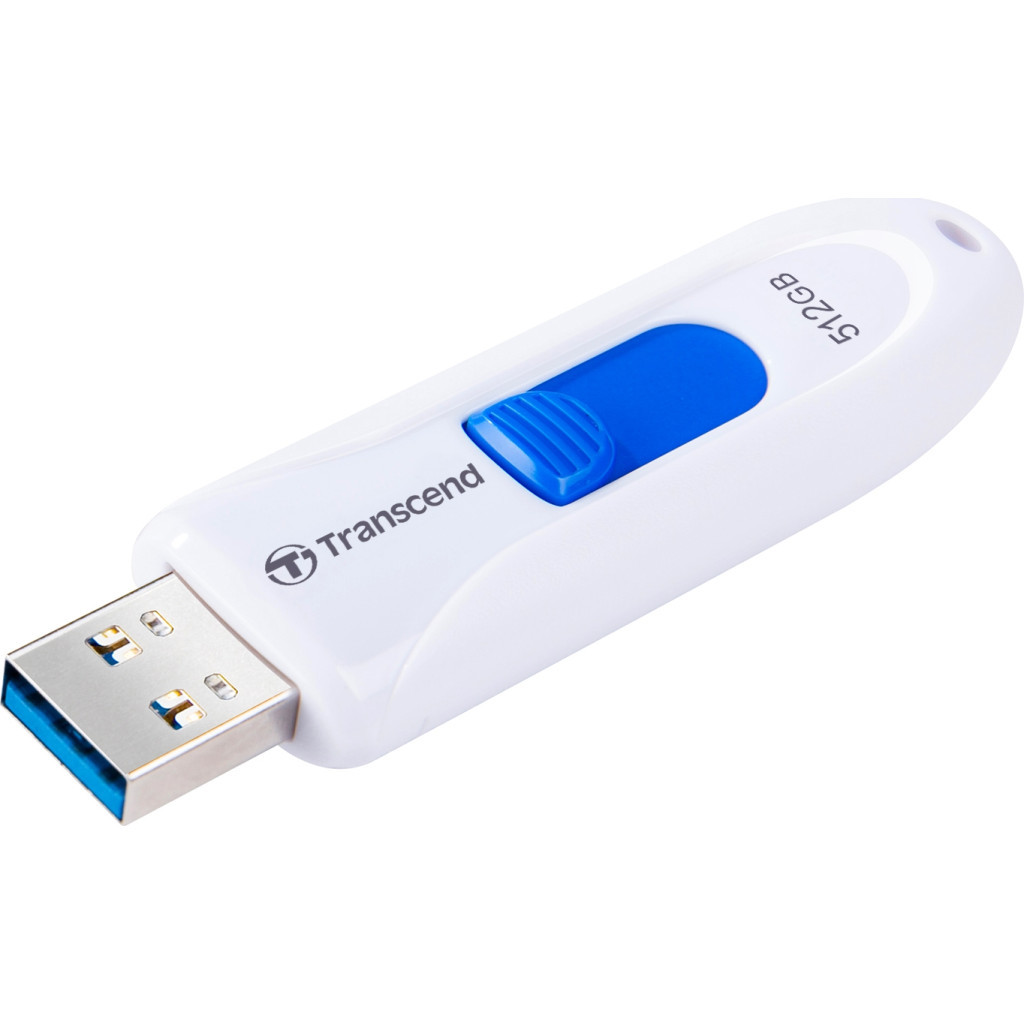 USB флеш накопичувач Transcend 512GB JetFlash 790 White USB 3.1 (TS512GJF790W) - зображення 4