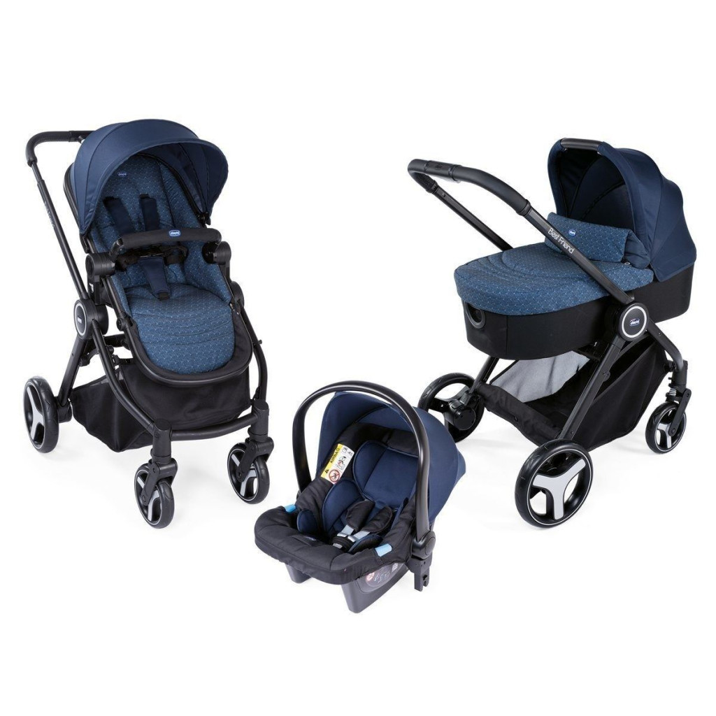 Коляска Chicco Trio Best Friend Синя (79146.79) - зображення 1