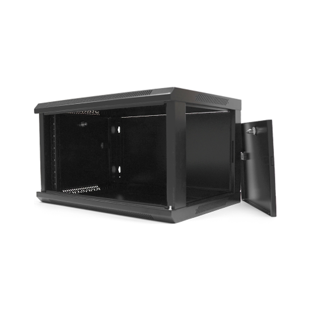 Шафа настінна Merlion 4U 19" 600*350*279 (Ш*Г*В)мм, black (MI3-6304 / 36526) - зображення 3