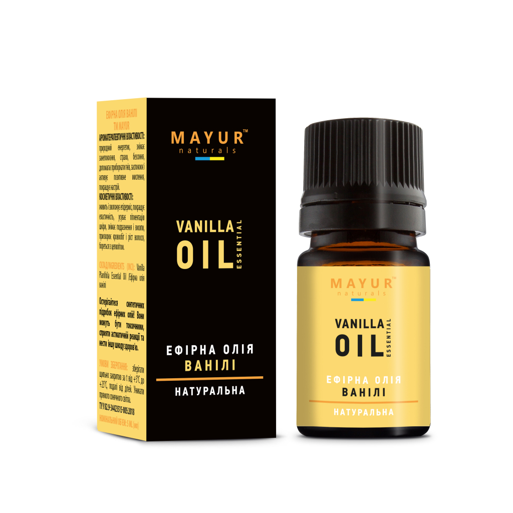Ефірна олія Mayur Ванілі 5 мл (4820230951783) - зображення 1