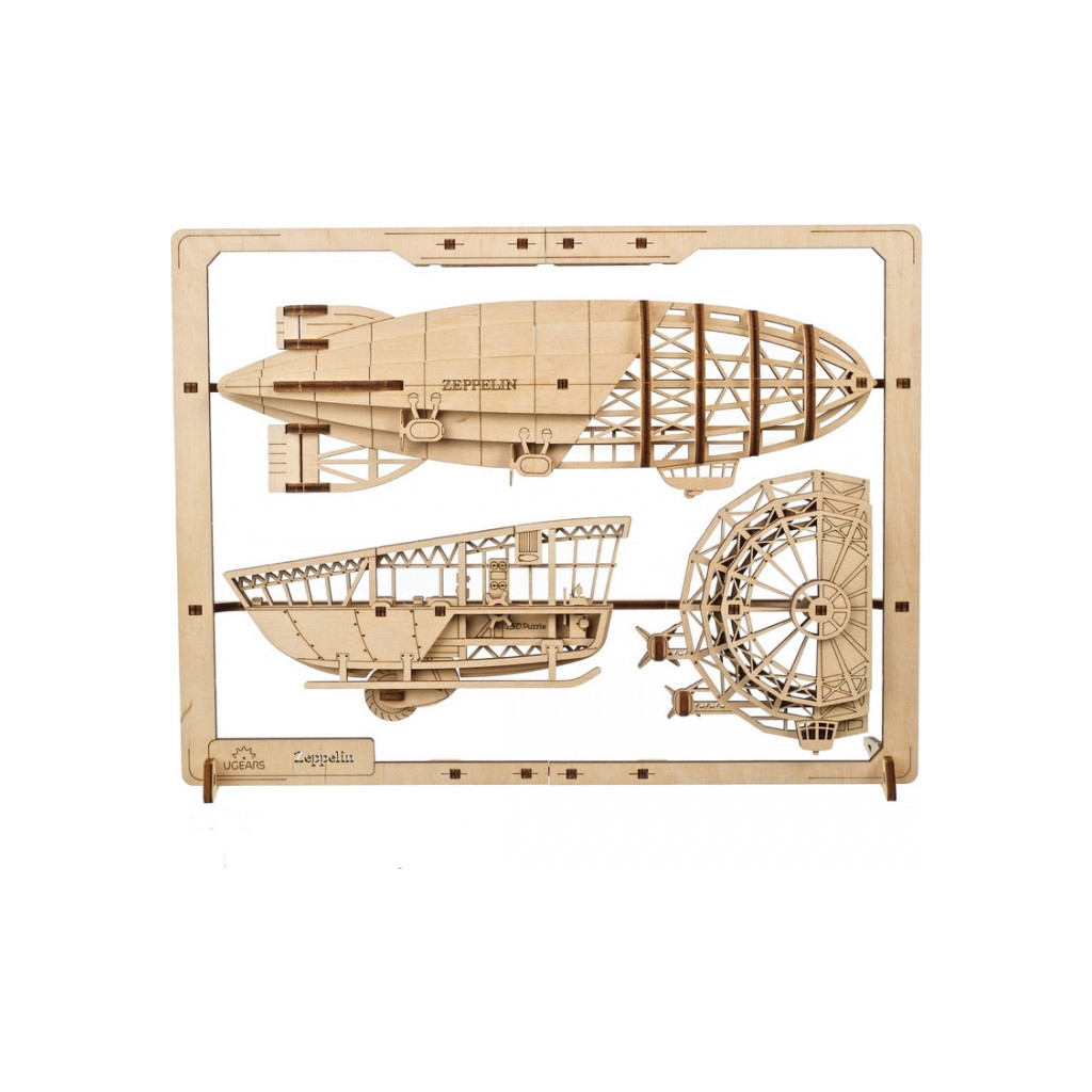 Конструктор Ugears Цепелін 2.5D (6337512) - зображення 2