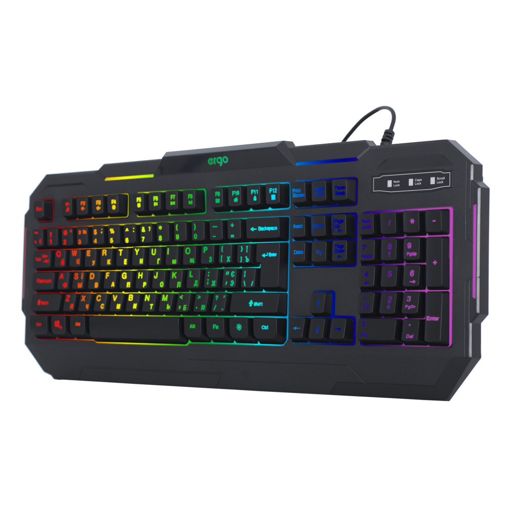 Клавіатура Ergo KB-680 USB Black - зображення 4