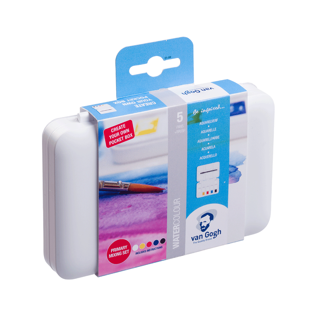 Акварельні фарби Royal Talens Van Gogh Primary 5 кювет (8712079498467) - зображення 4