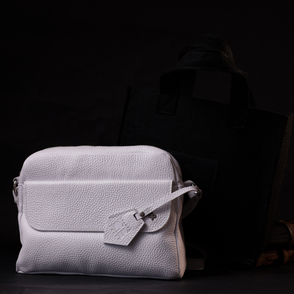 Сумка Grande Pelle Крос-боді з натуральної шкіри Біла (11650) - зображення 10