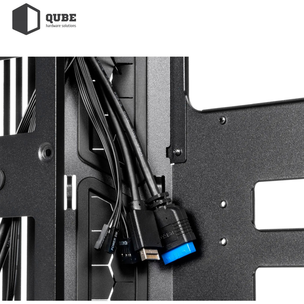 Корпус Qube F-TANK Black (FTANK_F1BU3) - зображення 8