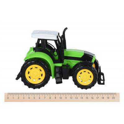 Спецтехніка Same Toy инерционный Super Combination Тягач Красный с трактором (98-84Ut-1) - изображение 2