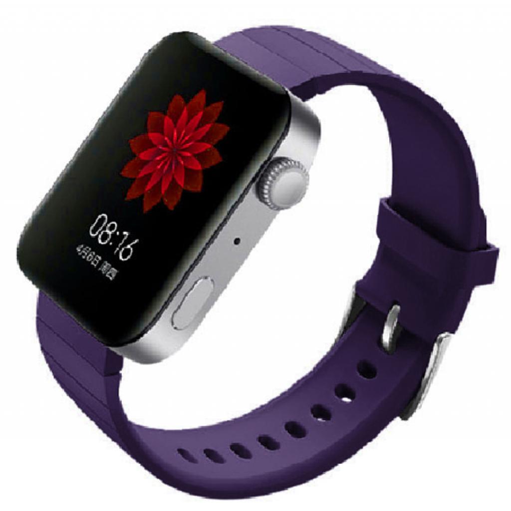Ремінець до смарт-годинника BeCover Silicone для Xiaomi Mi Watch Dark Purple (704510) - зображення 2