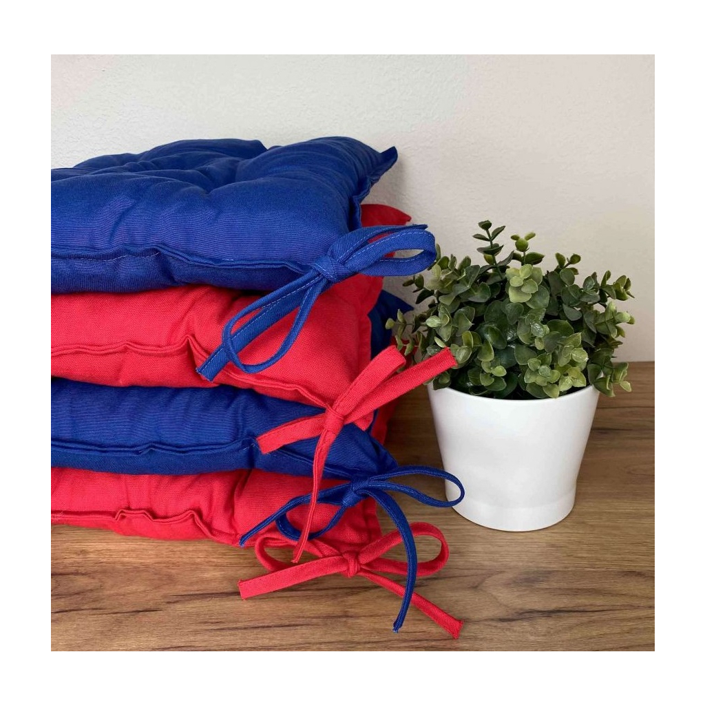 Подушка на стілець Прованс Червона 40х40 (4823093429406) - зображення 4