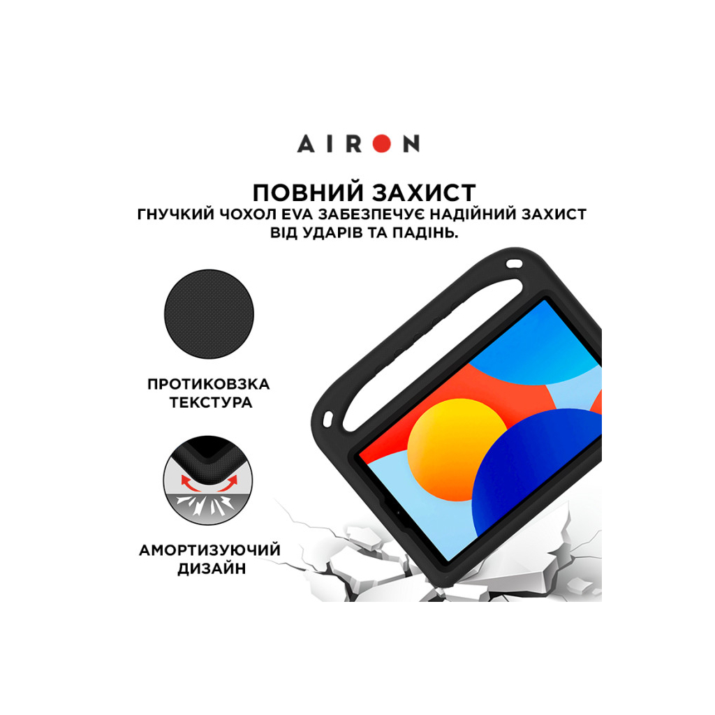 Чохол до планшета AirOn EVA Premium Xiaomi Redmi Pad SE 8.7" black (4822352781135) - зображення 3