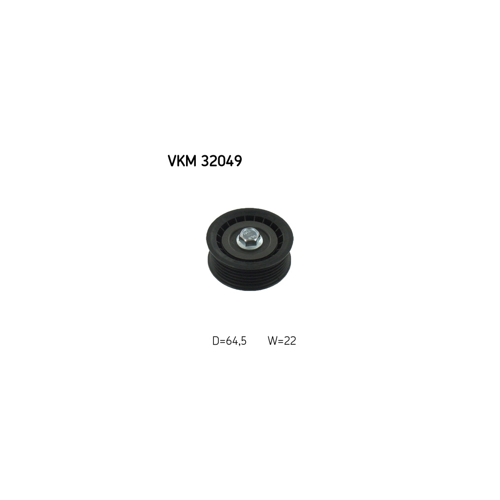 Ролик натягувача ременя SKF VKM 32049 - зображення 1