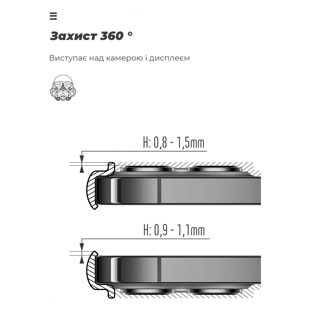 Чохол до мобільного телефона Armorstandart ICON Case Samsung A05 (A055) Dark Blue (ARM71802) - зображення 5