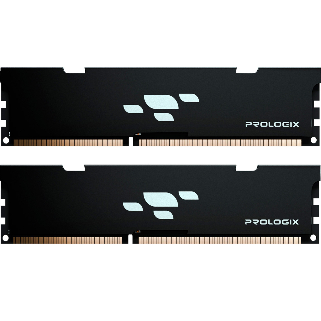 Модуль пам'яті для комп'ютера DDR5 32GB (2x16GB) 6000 MHz Black Prologix (PRO32GB6000B5K) - зображення 1
