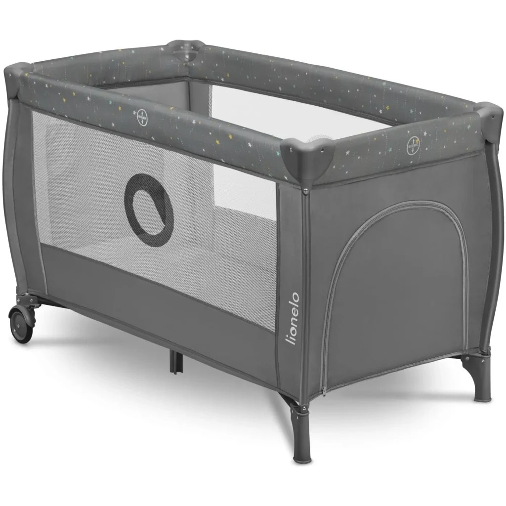 Дитячий манеж Lionelo Stefi Plus Grey Multicolor (LO-STEFI PLUS GREY MULTICOLOR) - зображення 3