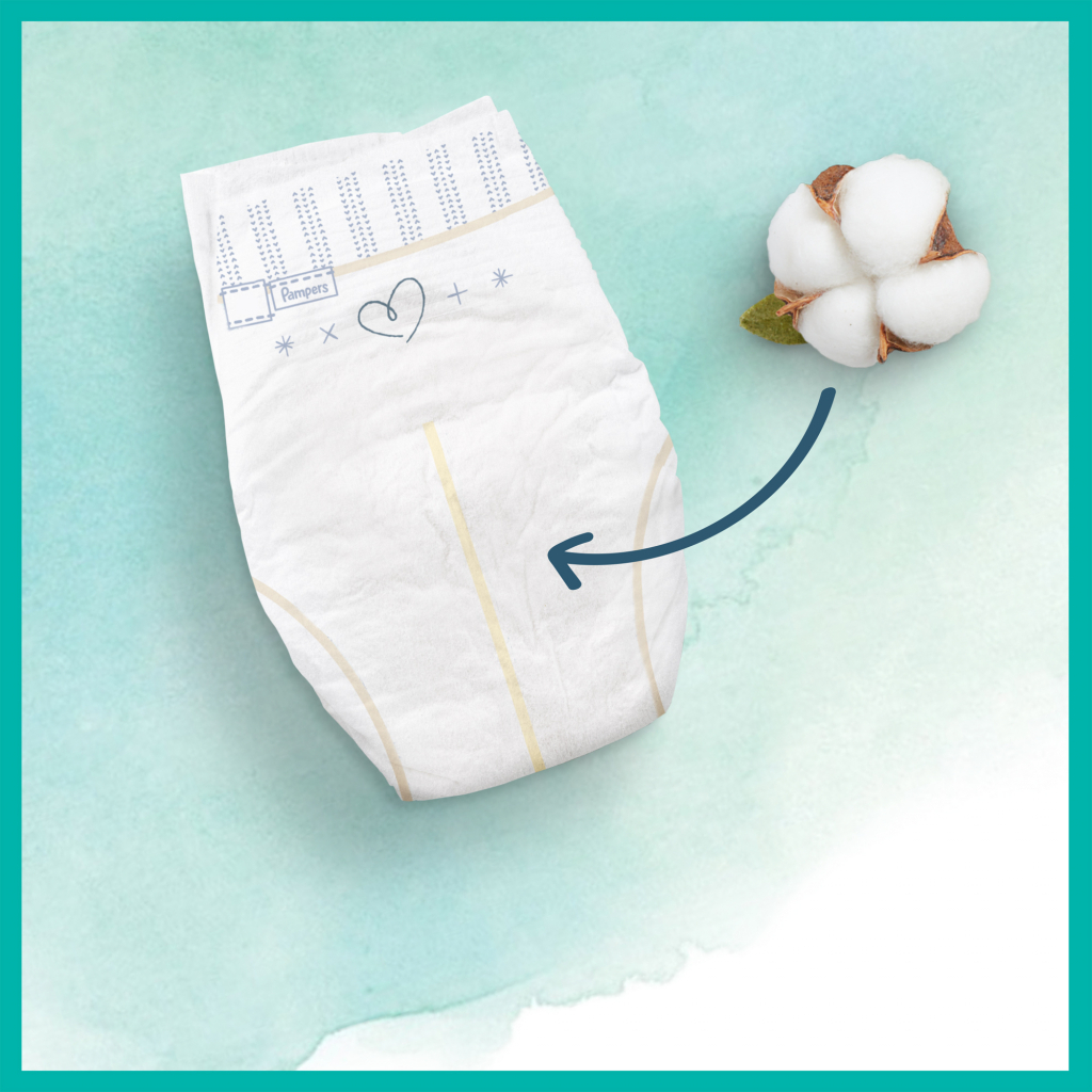 Підгузки Pampers Harmonie Mini Розмір 2 (4-8 кг) 132 шт (8006540156384) - зображення 8