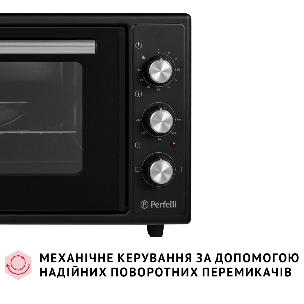 Електропіч Perfelli CLASSIC 48 BLACK - зображення 3