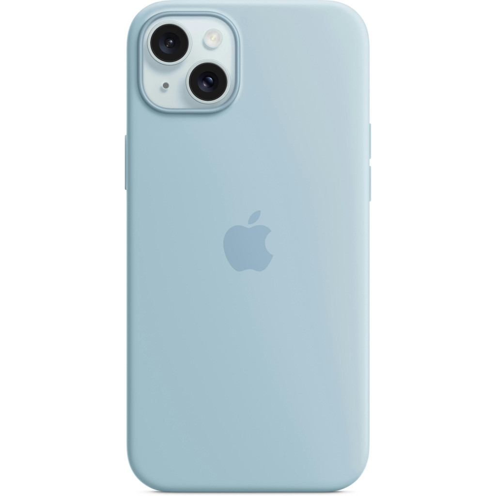 Чохол до мобільного телефона Apple iPhone 15 Plus Silicone Case with MagSafe - Light Blue, Model A3124 (MWNH3ZM/A) - зображення 2
