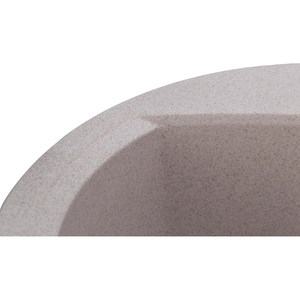 Мийка кухонна GRANADO RONDA terra з сифоном (470*490mm.) (gr2203) - изображение 5