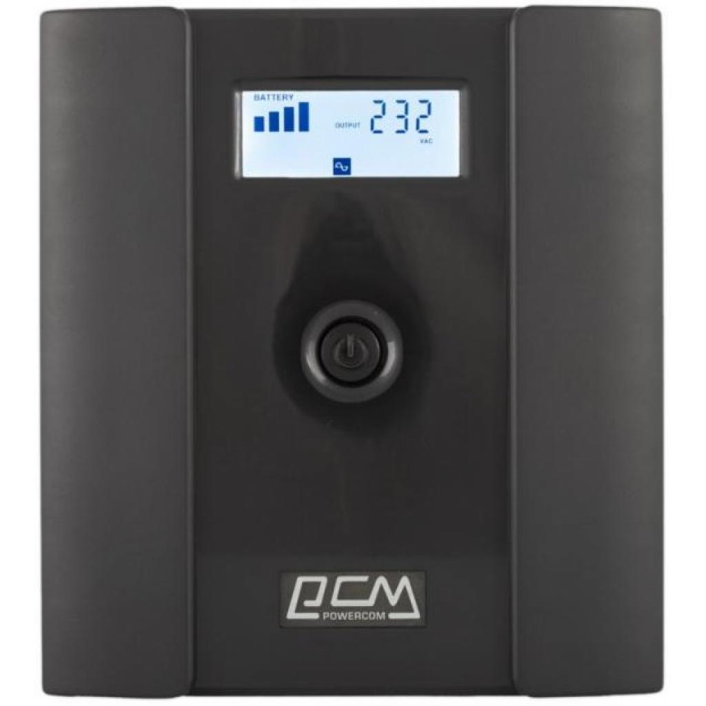 Пристрій безперебійного живлення Powercom RPT-1500AP LCD SCHUKO - зображення 2