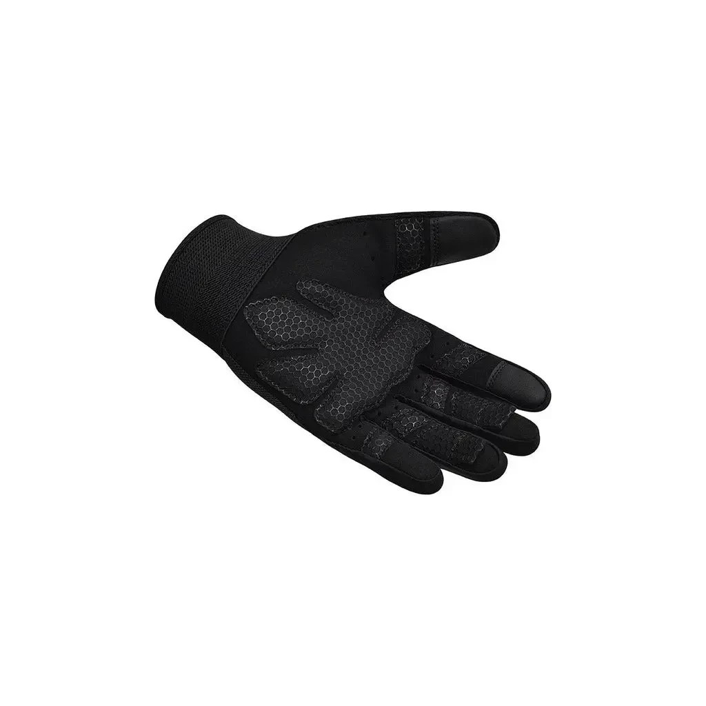 Рукавички для фітнесу RDX W1 Full Finger Plus Black M (WGA-W1FB-M+) - изображение 6