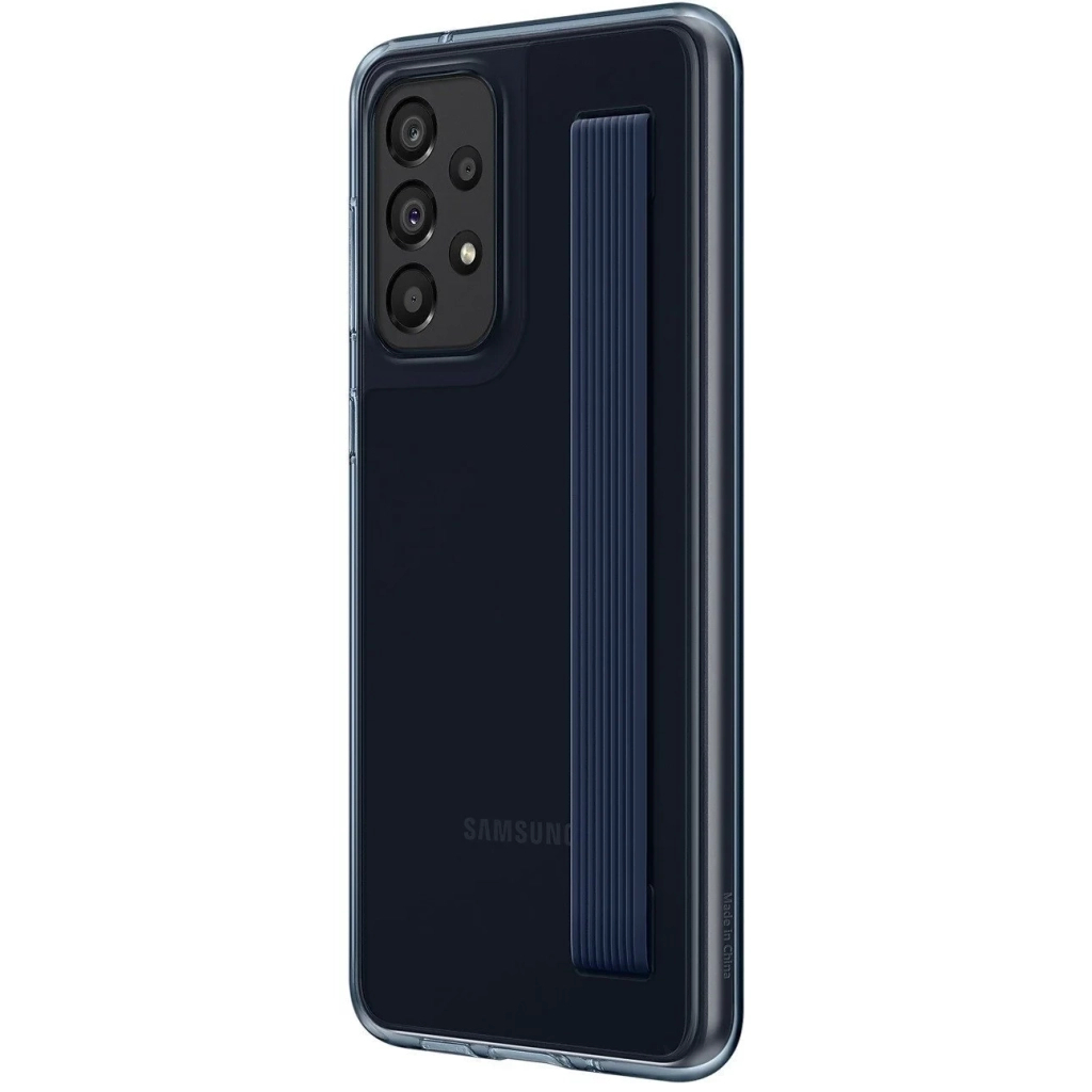 Чохол до мобільного телефона Samsung Clear Strap Cover Samsung Galaxy A33 EF-XA336CBEGRU Black (EF-XA336CBEGRU) - зображення 4