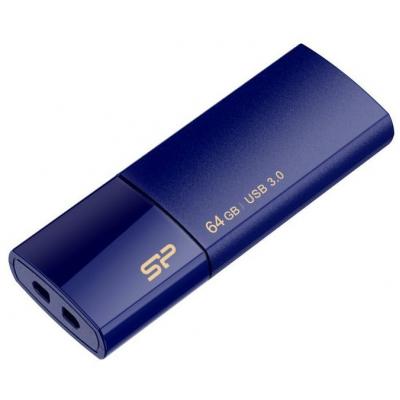 USB флеш накопичувач Silicon Power 64GB Blaze B05 Deep Blue USB 3.0 (SP064GBUF3B05V1D) - зображення 3