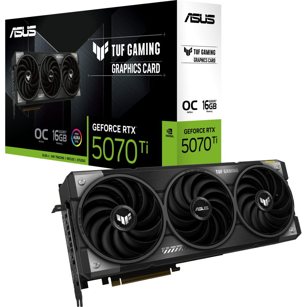 Відеокарта ASUS GeForce RTX5070 Ti 16GB TUF OC GAMING (TUF-RTX5070TI-O16G-GAMING) - зображення 12