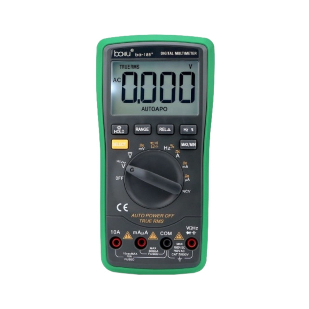 Цифровий мультиметр Baku BA-18B+ V, A, R, C (BA-18B+) - зображення 1